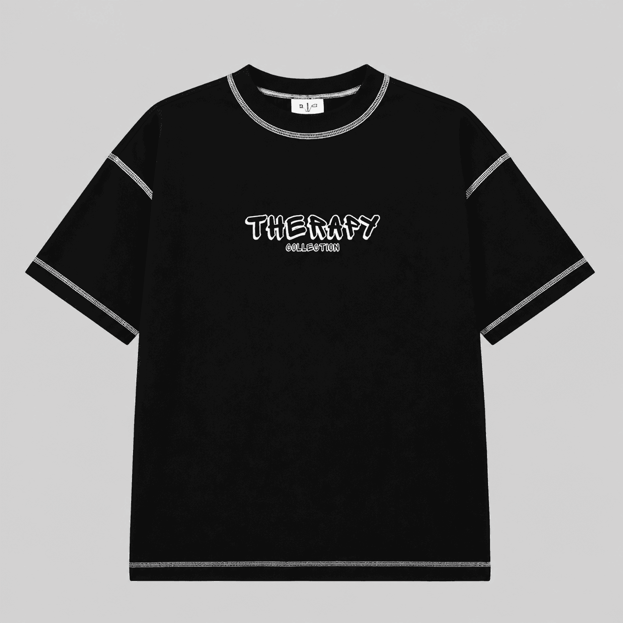 Therapy Signature Tee in Black